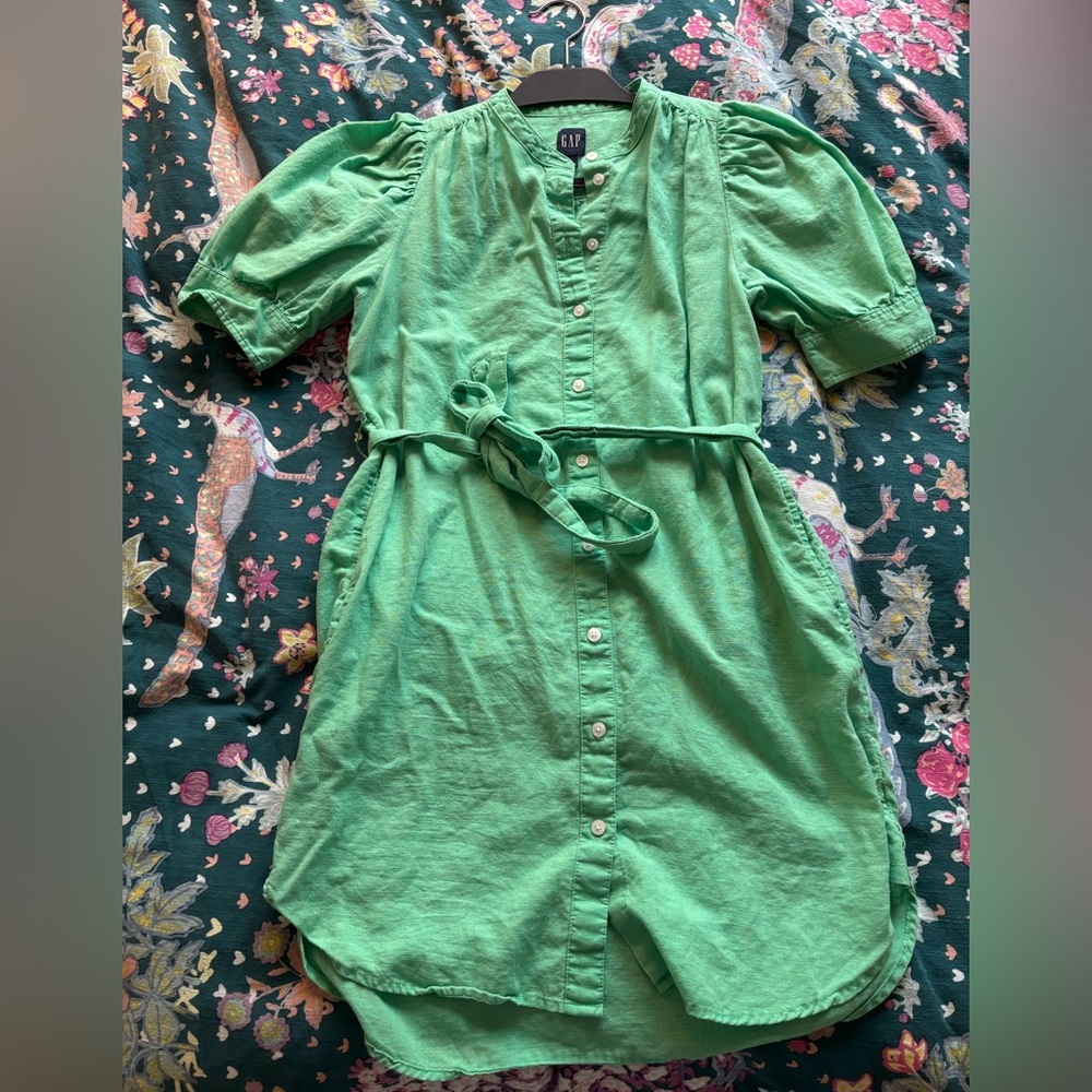 Gap Kelly green dress
